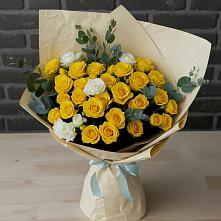 Букет цветов из:  Розы в Тисули