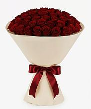 Букет 101 Бордовая роза Блэк Бакарра в Тисули