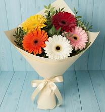 Букет цветов из:  Герберы в Тисули
