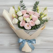 Букет цветов из:  Лизиантусы в Тисули