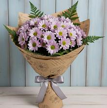 Букет цветов из:  Хризантемы в Тисули