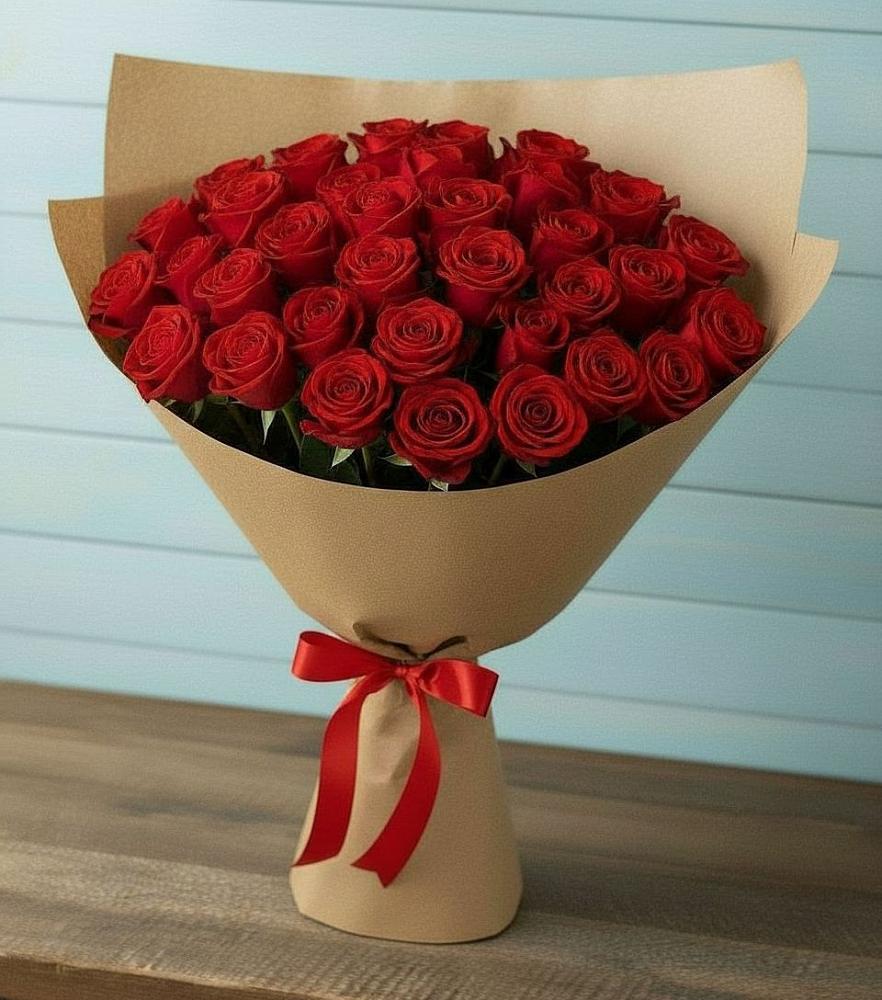 Букет Красные розы Милано в Тисули