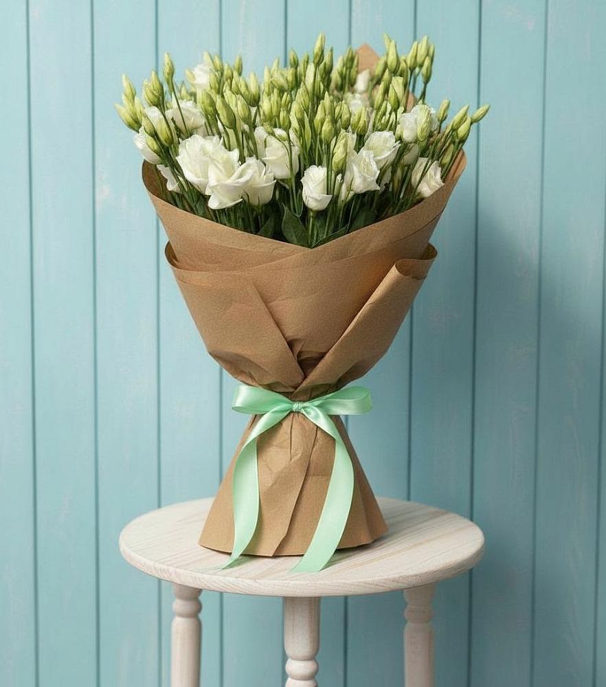 Букет цветов из: Лизиантусы в Тисули