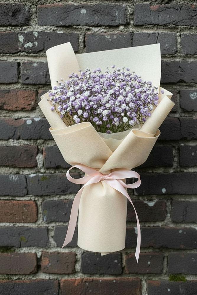 Букет цветов из: Гипсофила в Тисули