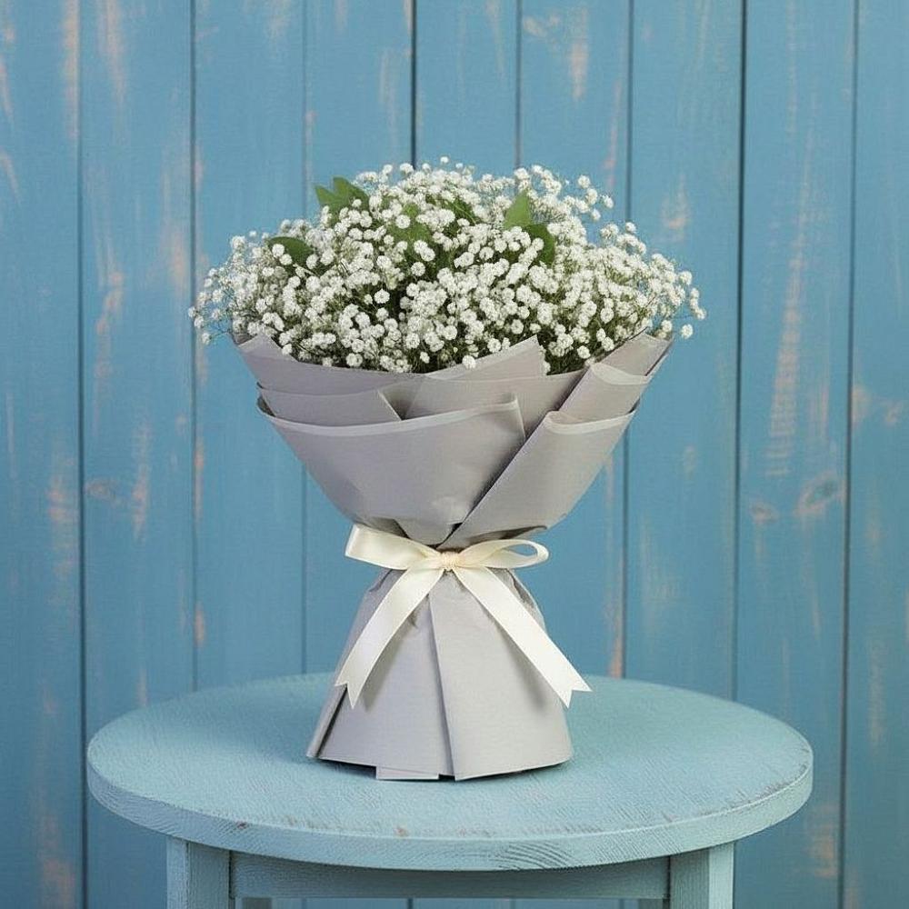 Букет цветов из: Гипсофила в Тисули