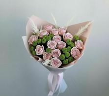 Букет цветов из:  Розы и Хризантемы #REPLACE_PRED# Тисули