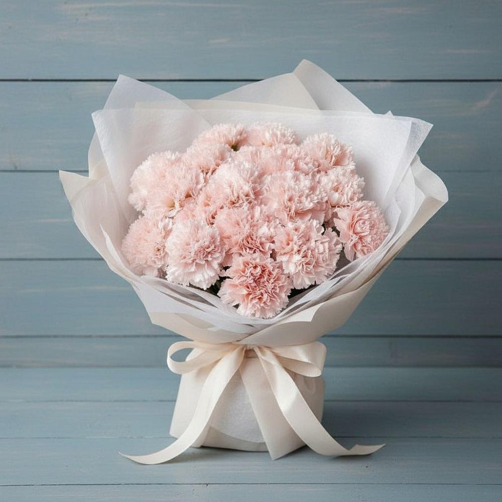 Букет цветов из: Гвоздики в Тисули