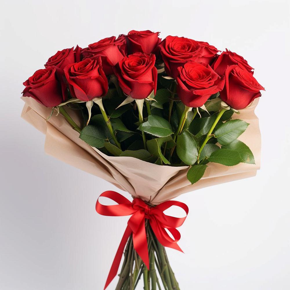 Букет 11 Красных роз Эдлесс Лав в Тисули